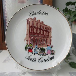 Porcelain Decorative Collector's Plate Charleston South Carolina, Japan